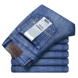 Le Jean — coupe droite, bleu classique