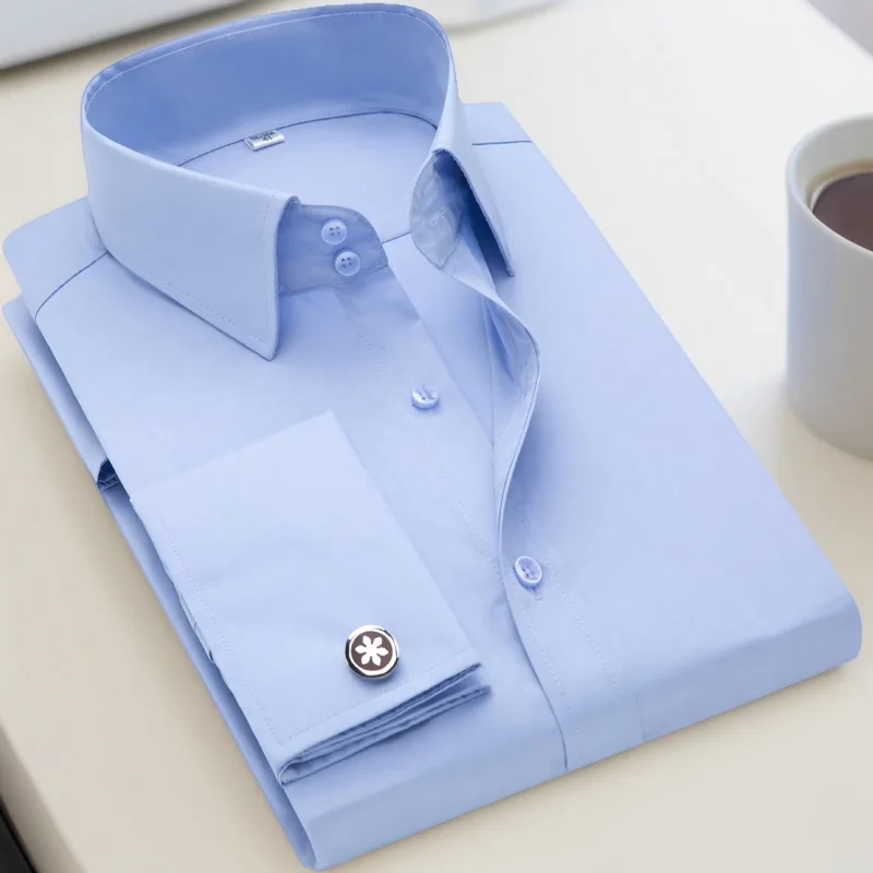 La Chemise — popeline, poignets mousquetaire