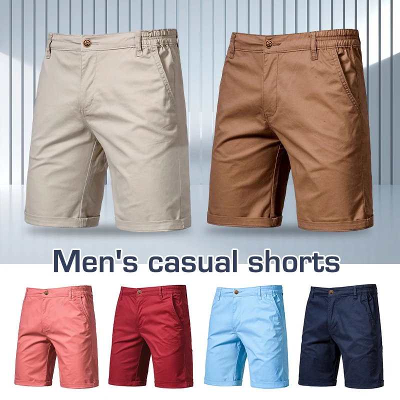 Le Short — chino kaki, coupe classique