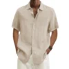 La Chemise manches courtes — lin d'été
