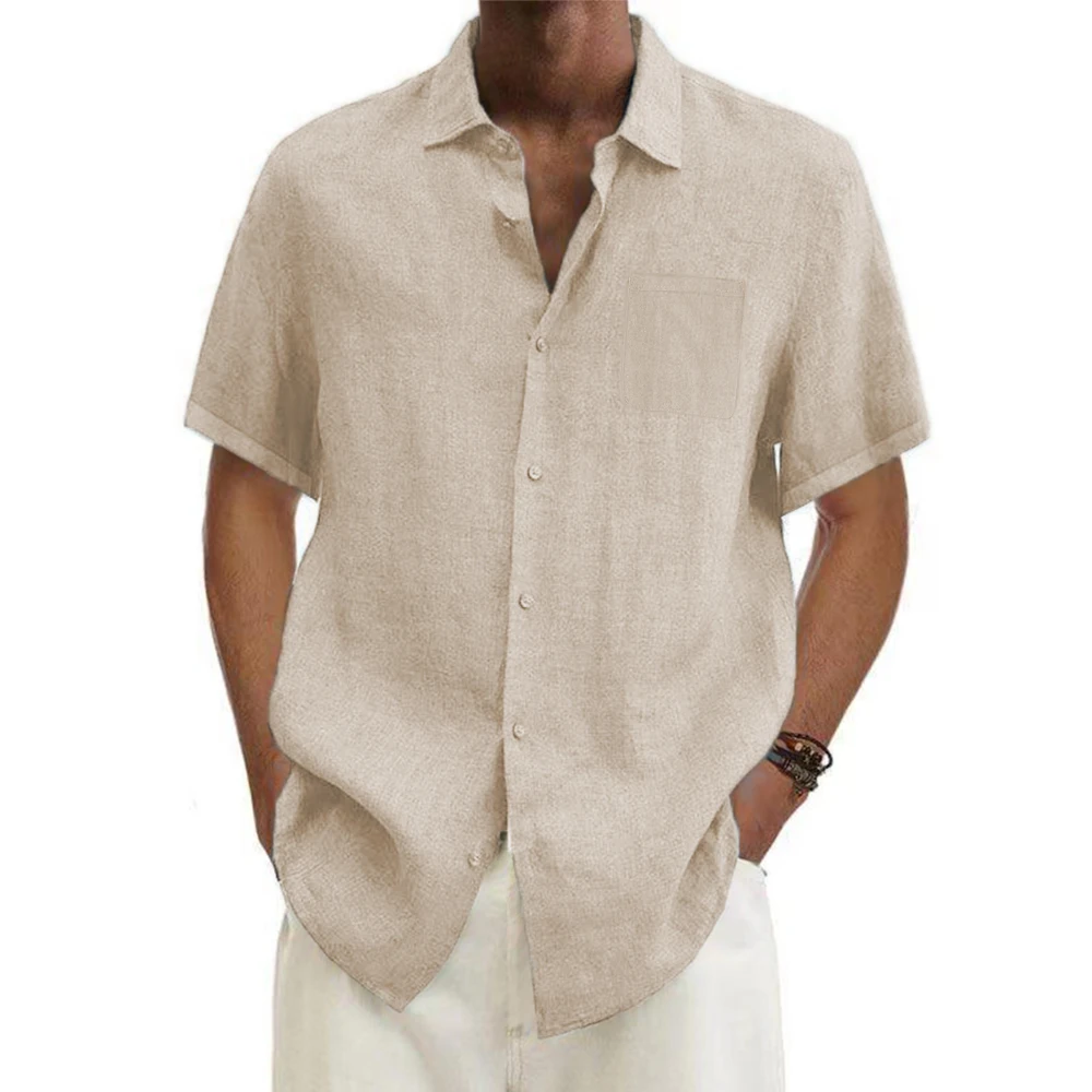 La Chemise manches courtes — lin d'été