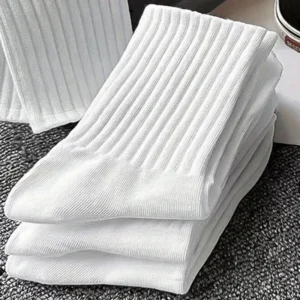 Les Chaussettes — blanches, lot de 5 paires